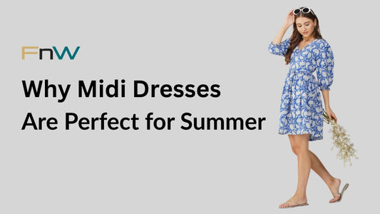 Is the Santorini Midi Dress – Blue Suitable for Summer Wear?