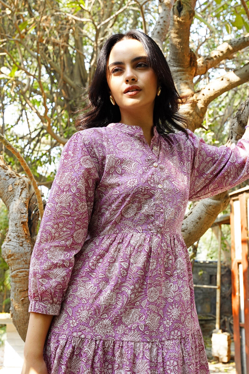 Florin Midi Cotton Dress