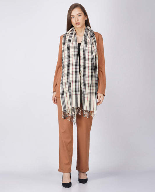 FnW Grathen Scarf Premium Natural Fiber Scarf Signature Drape Boutique Luxury feathernweave FnW