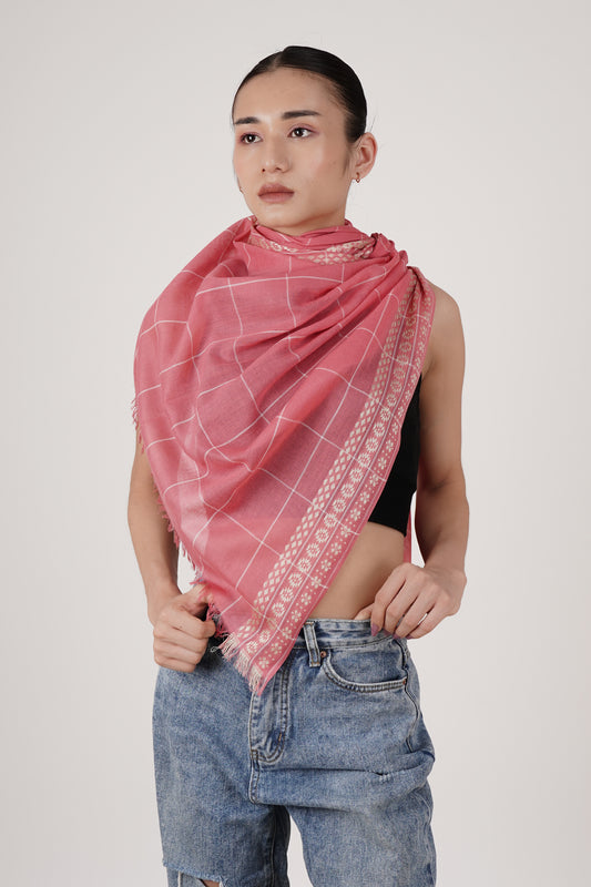 FnW Jolie Scarf Premium Natural Fiber Scarf Signature Drape Boutique Luxury feathernweave FnW