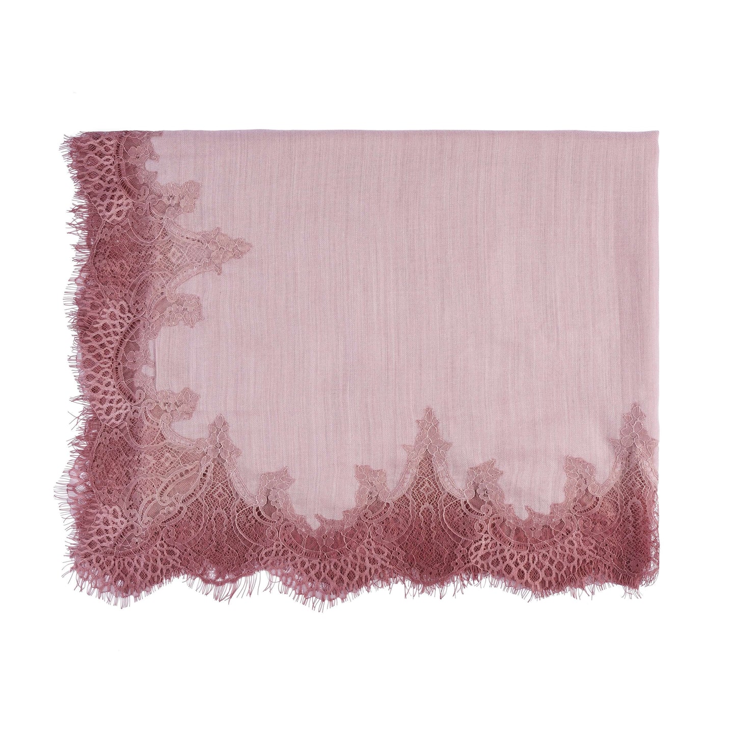 FnW Blushveil Ethereal Pink Scarf Premium Natural Fiber Scarf Signature Drape Boutique Luxury feathernweave FnW
