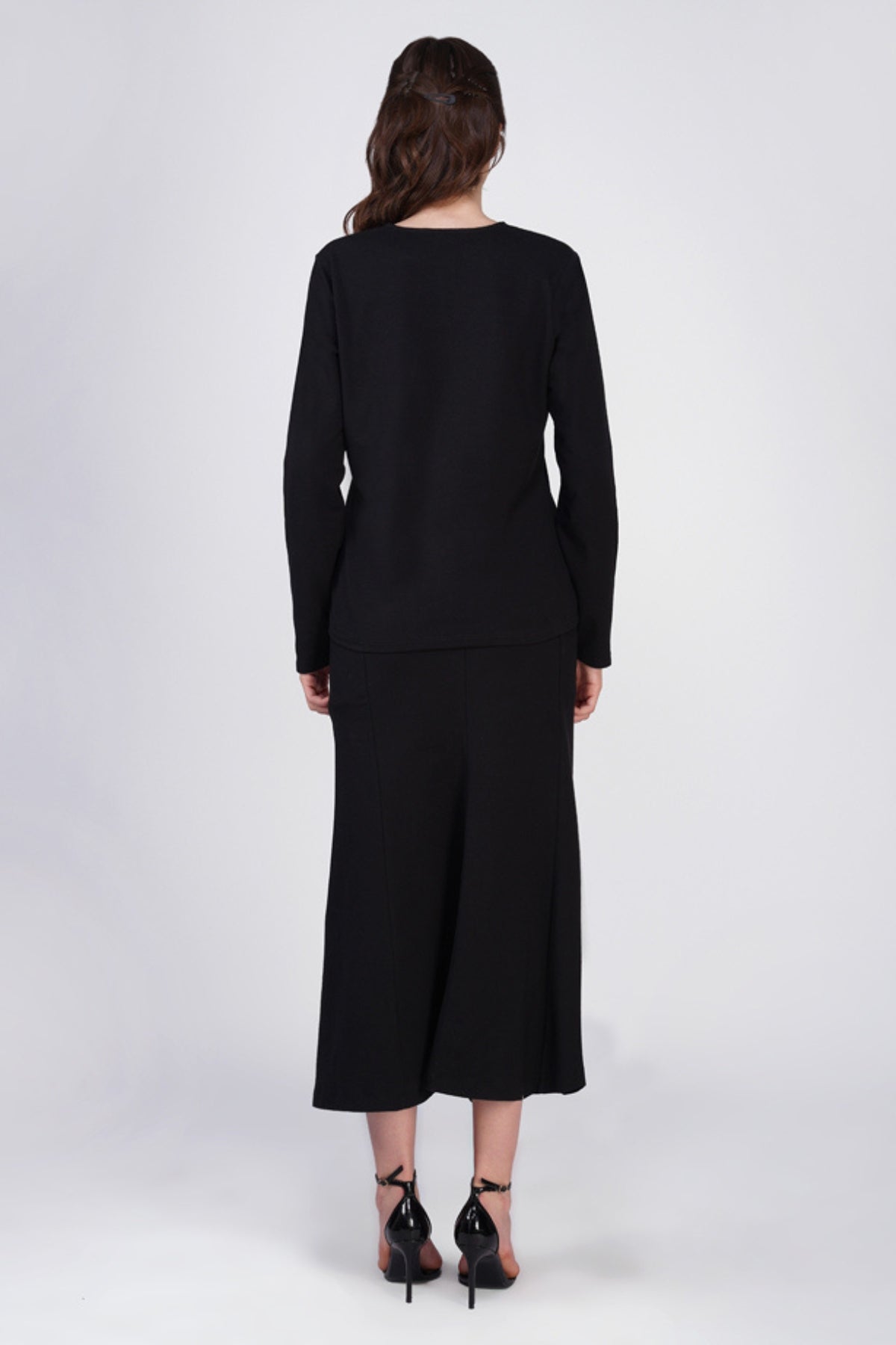 silvia black cotton back side