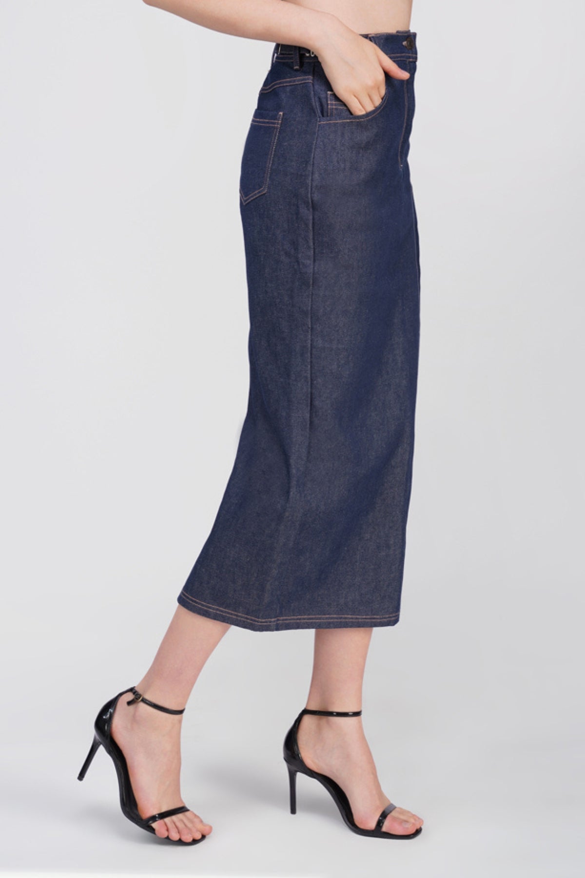 Ciara Blue Denim Skirt