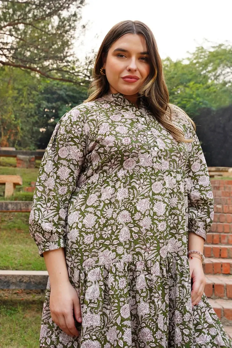 Liora Midi Cotton Dress