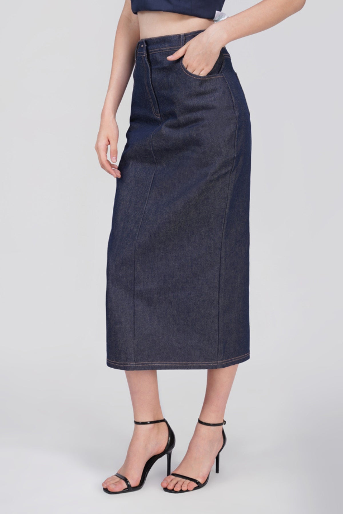 Ciara Blue Denim Skirt