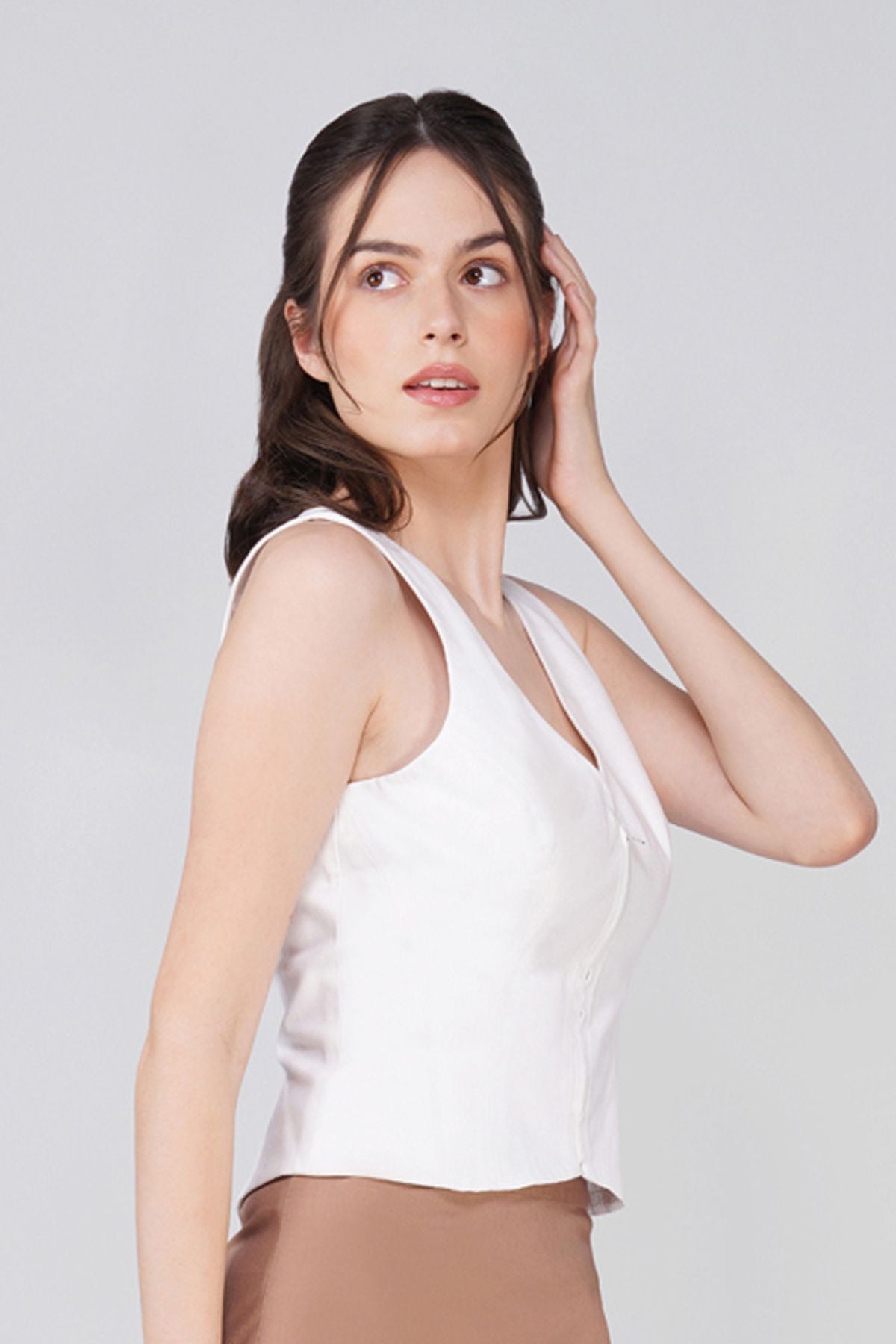 Zivra White Denim Jacket