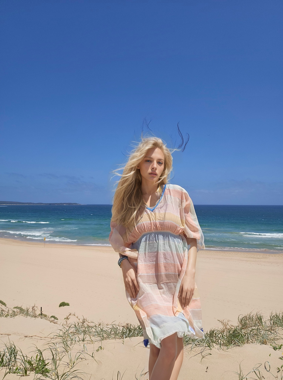 100% Cotton Short Kaftan (Multi Color)