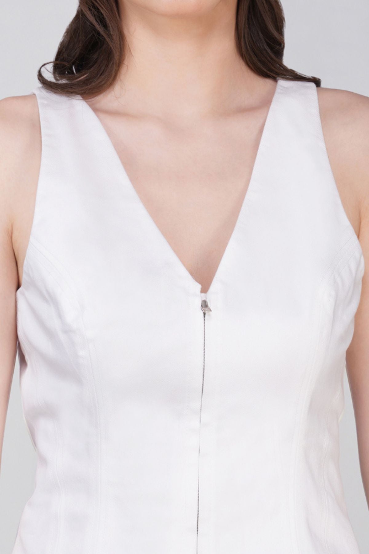 Zivra White Denim Jacket