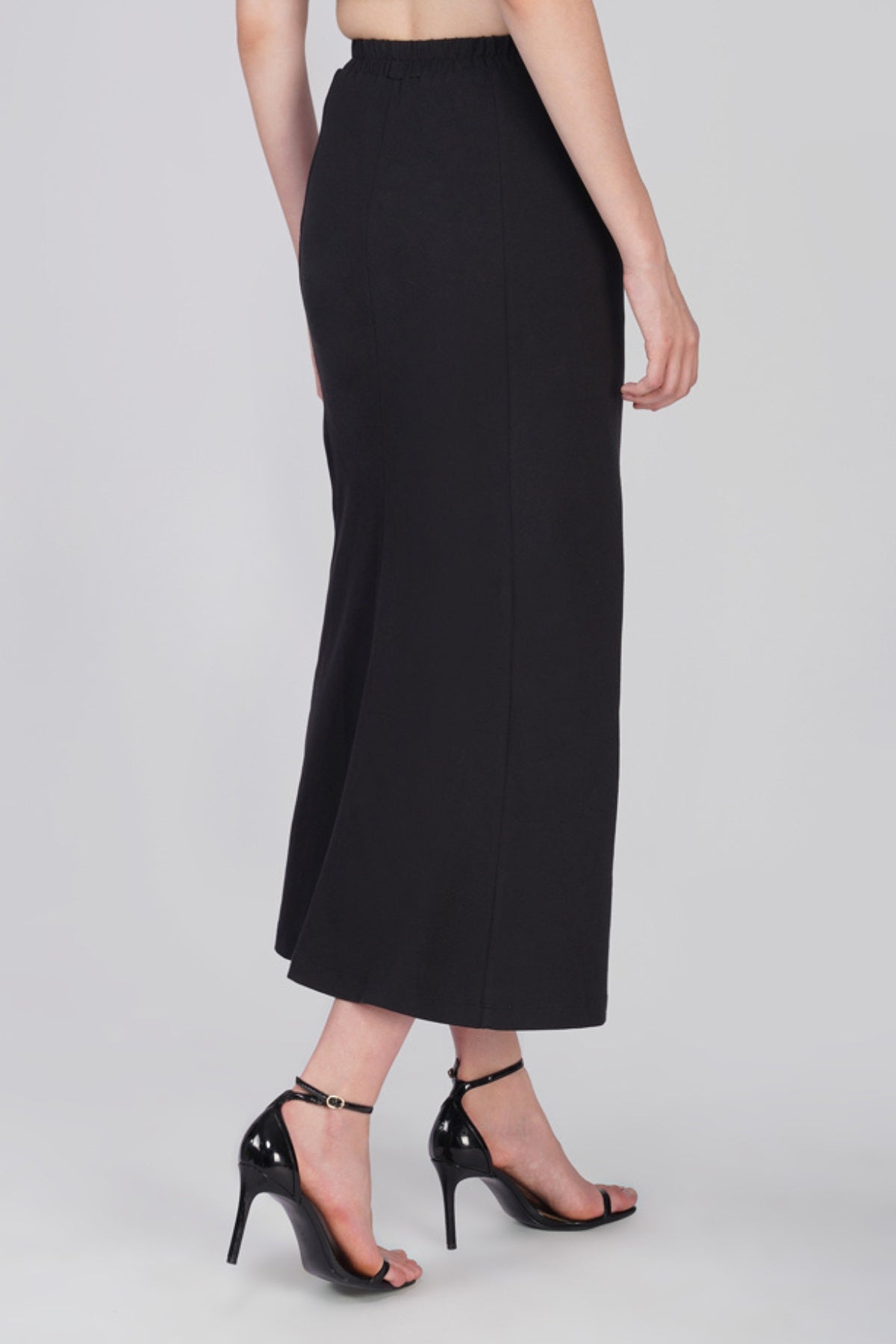 Maria Black Cotton Skirt