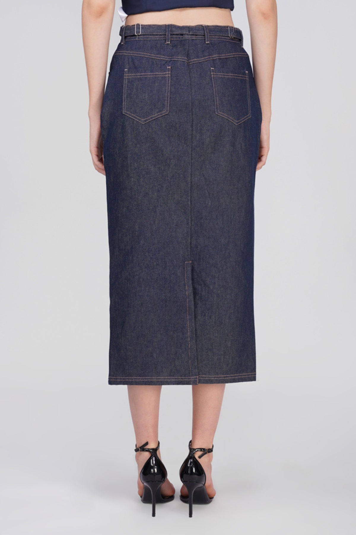 Ciara Blue Denim Skirt