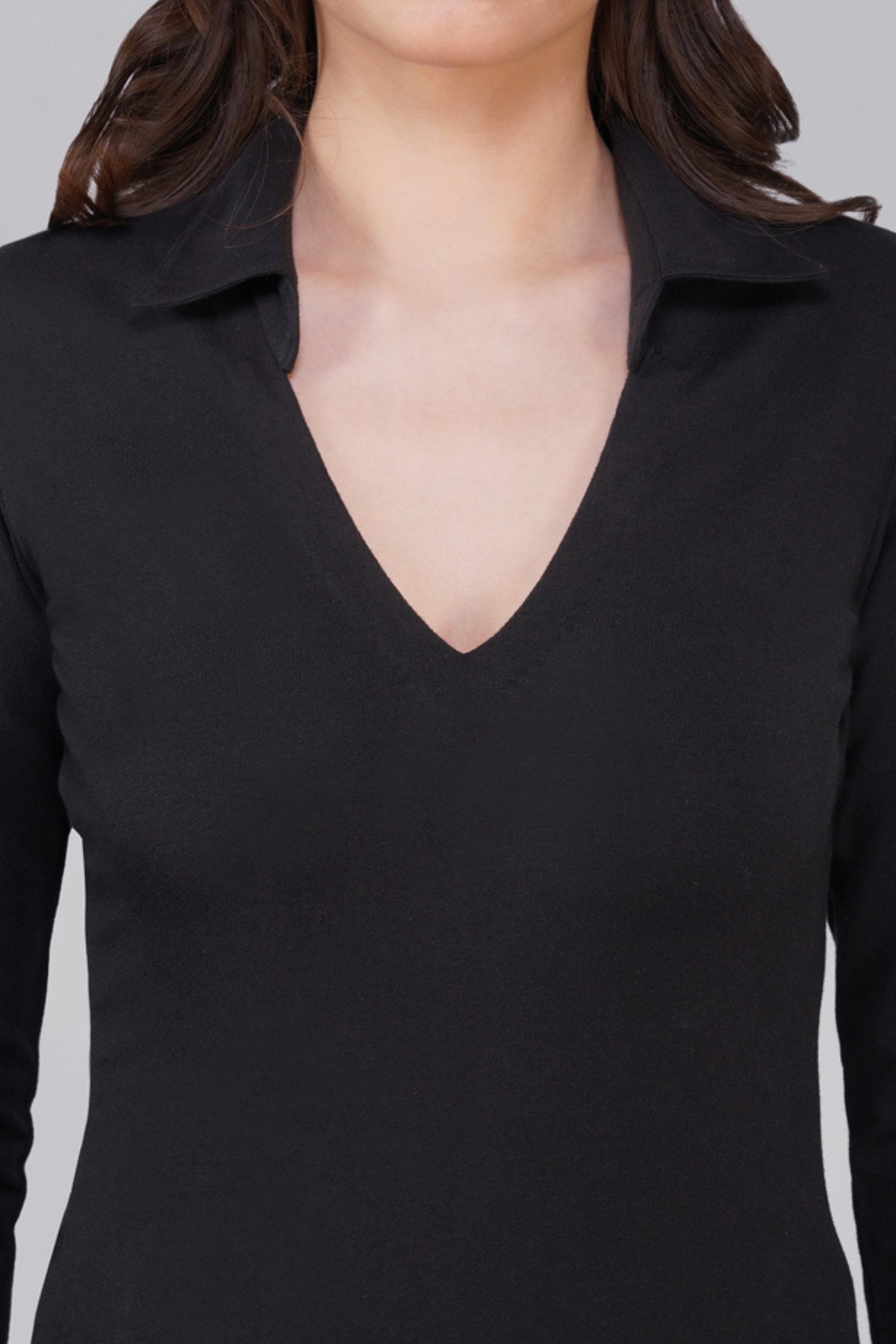 Sofia Black Cotton Dress