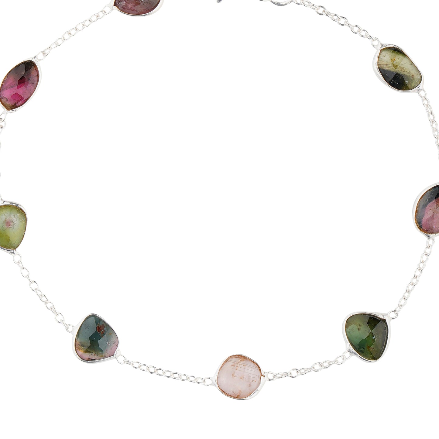 925 Sterling Silver Bracelet - Multi Tourmaline (Timeless Beauty Edition)