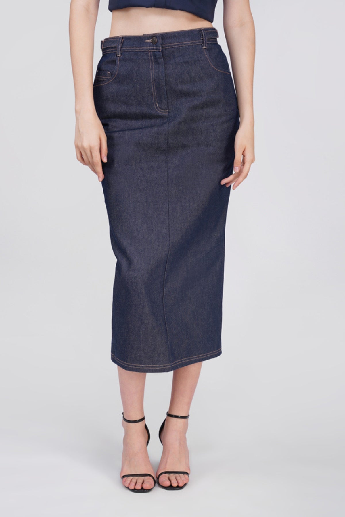 Ciara Blue Denim Skirt
