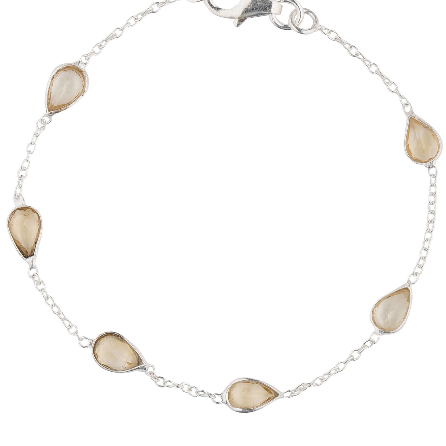 FnW Citrine Stone Bracelet Sterling Silver Jewelry Sculpted Metalware Artisanal Craftsmanship feathernweave FnW