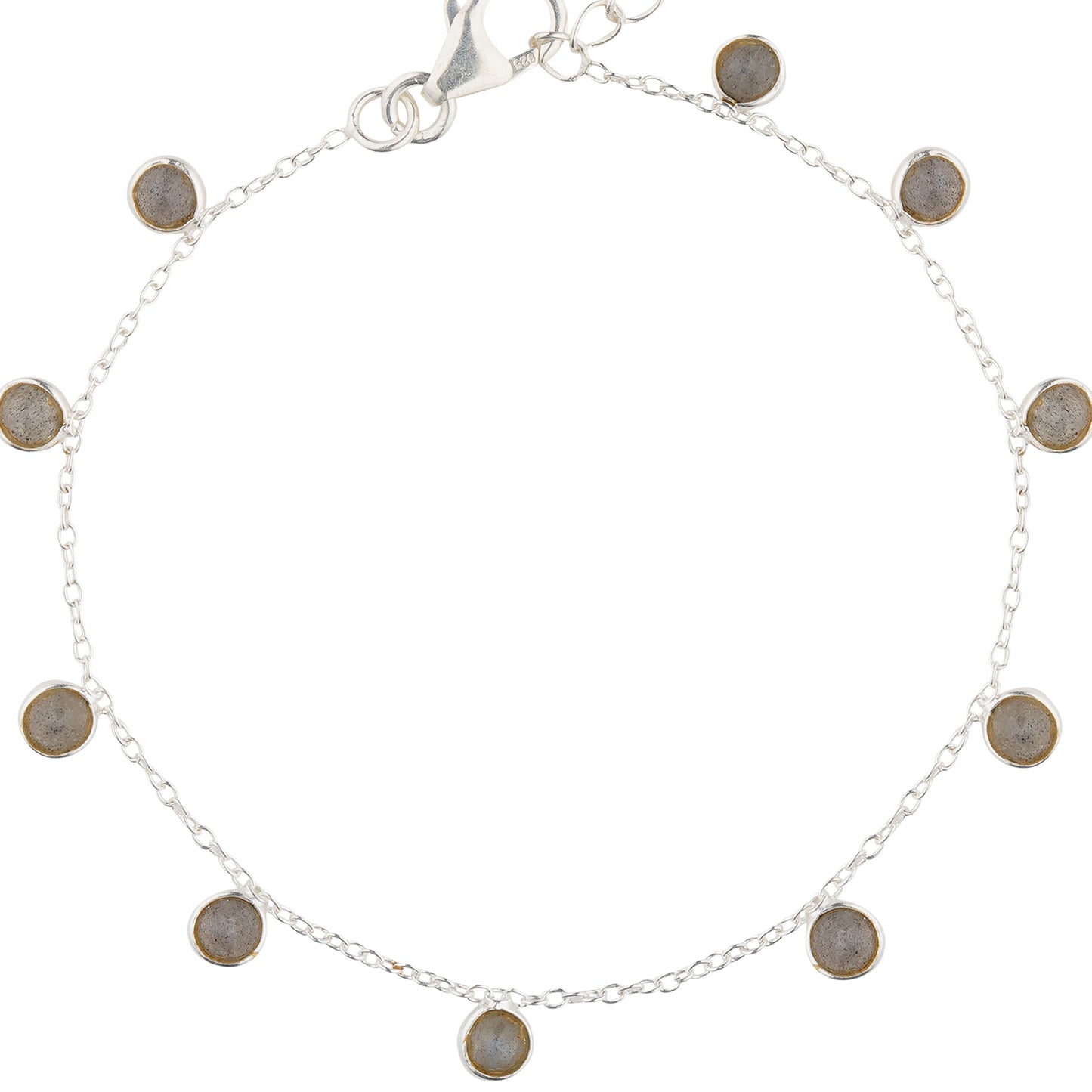 925 Sterling Silver Bracelet - Onyx Stone