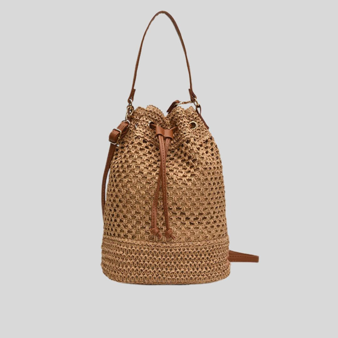 FnW The Bondi Beach Bucket Bag Boutique Bag Sculpted Silhouette Artisanal Craftsmanship feathernweave FnW