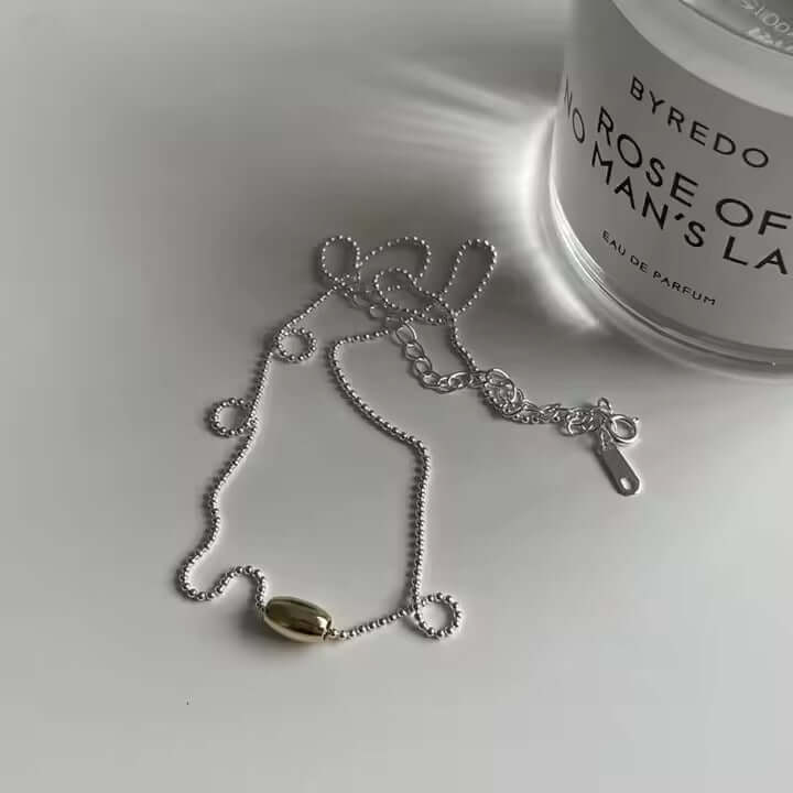 FnW Aurum Bead Pendant Sterling Silver Jewelry Sculpted Metalware Artisanal Craftsmanship feathernweave FnW