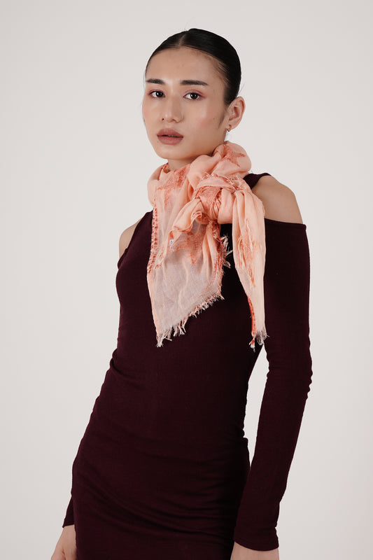 FnW Celestial Scarf Premium Natural Fiber Scarf Signature Drape Boutique Luxury feathernweave FnW