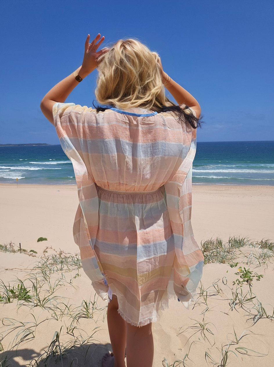 100% Cotton Short Kaftan (Multi Color)