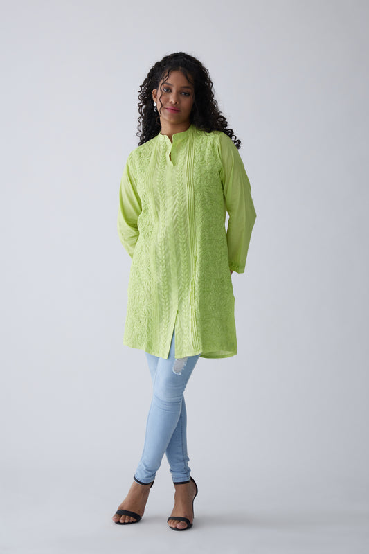 Royal Cotton Full Sleeves Top - Green
