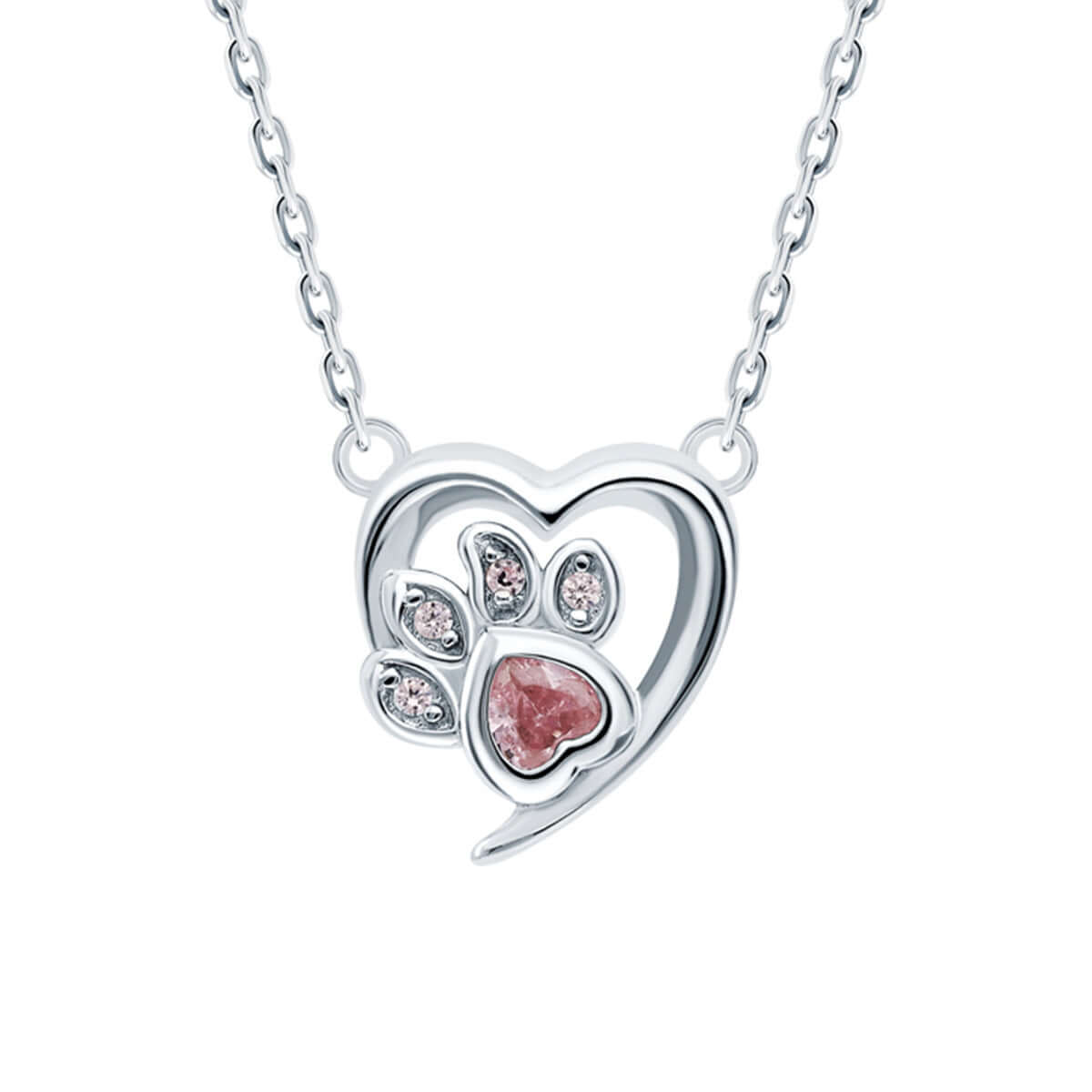 FnW Forever Paw Silver Pendant Sterling Silver Jewelry Sculpted Metalware Artisanal Craftsmanship feathernweave FnW