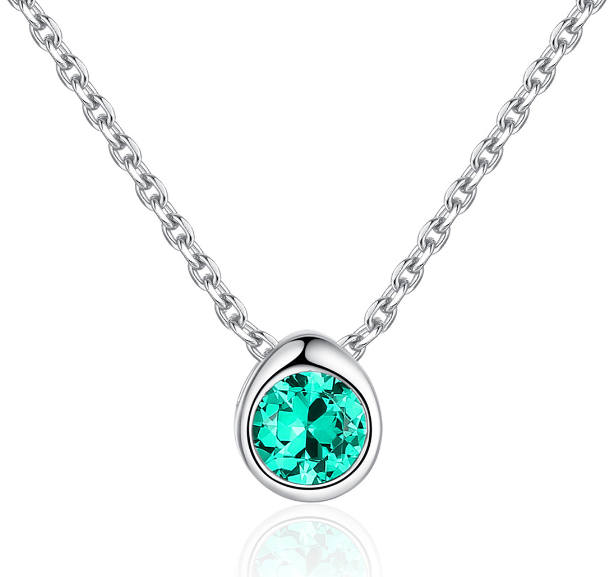 FnW Emerelle Pendant Sterling Silver Jewelry Sculpted Metalware Artisanal Craftsmanship feathernweave FnW