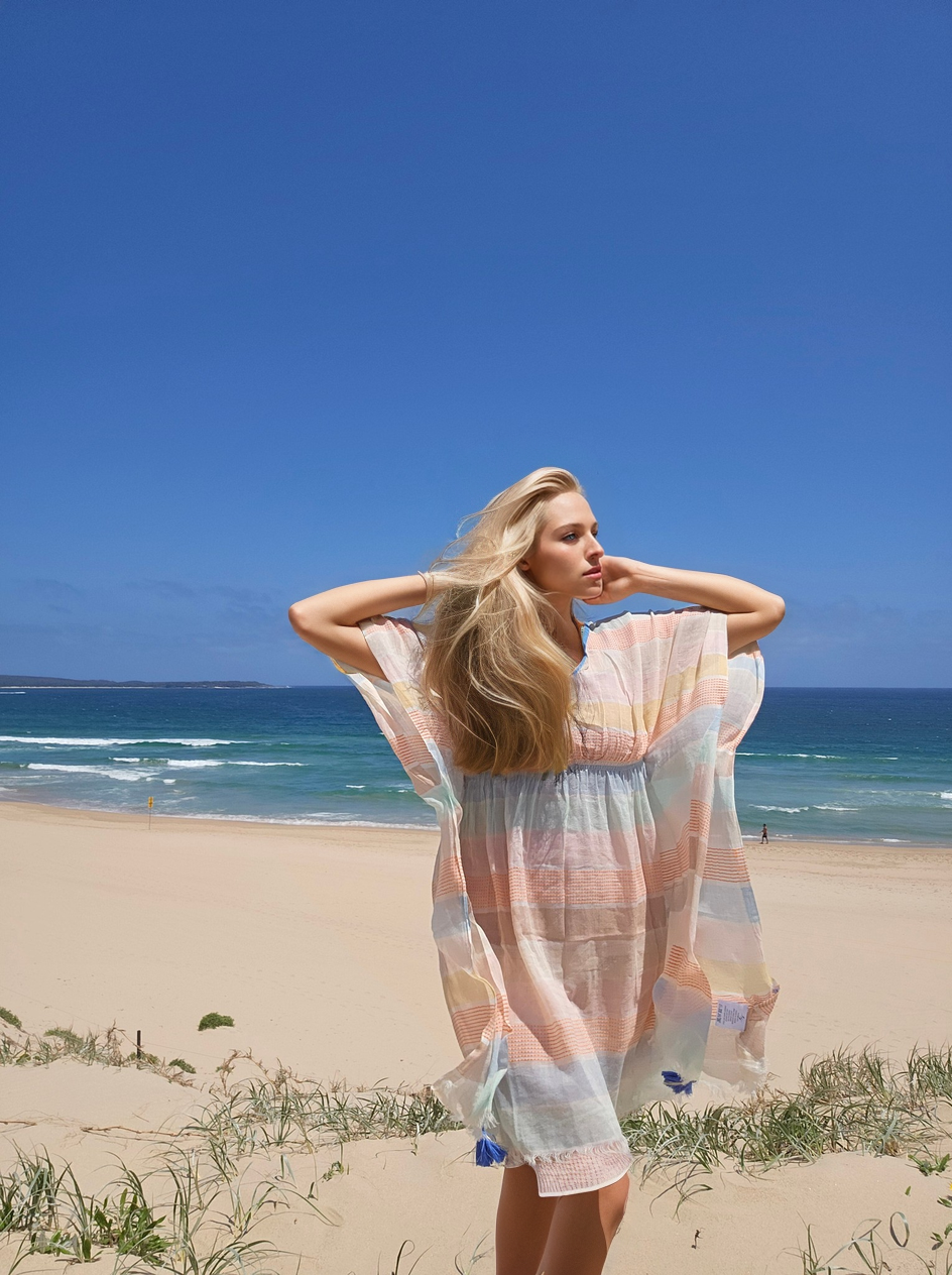 100% Cotton Short Kaftan (Multi Color)