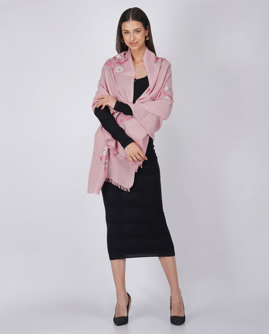 FnW Blosselle Scarf Premium Natural Fiber Scarf Signature Drape Boutique Luxury feathernweave FnW