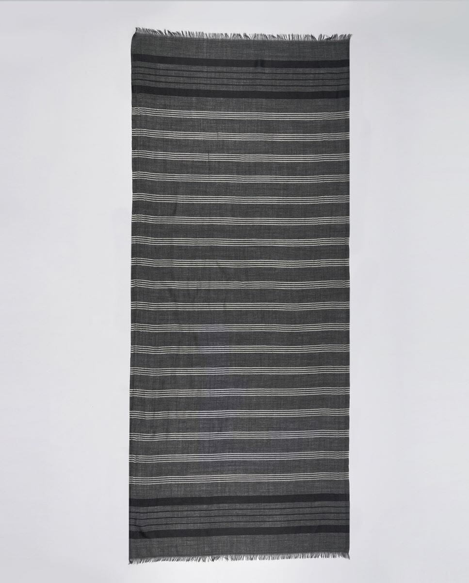 Grayscale Drift Scarf