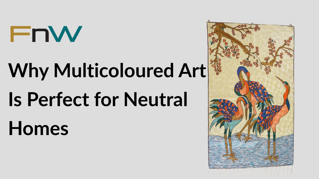 Why Multicoloured Art Is Perfect for Neutral Homes