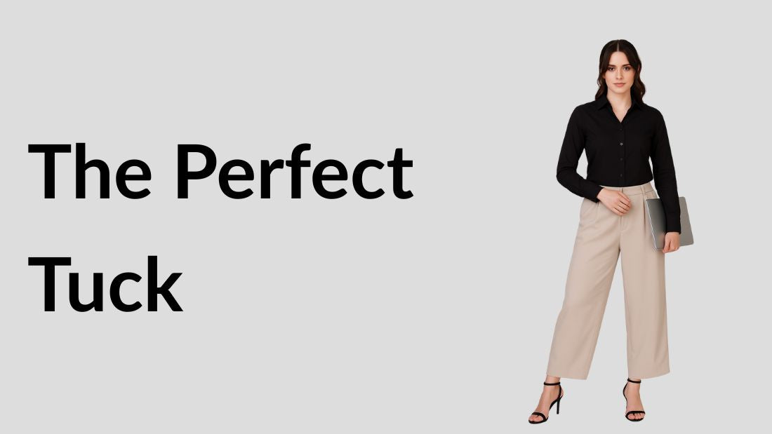 The Perfect Tuck: Styling Secrets for Wearing Shirts with High-Waisted Trousers