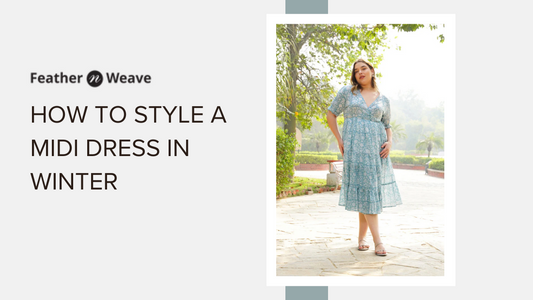 How to Style a Midi Dress in Winter