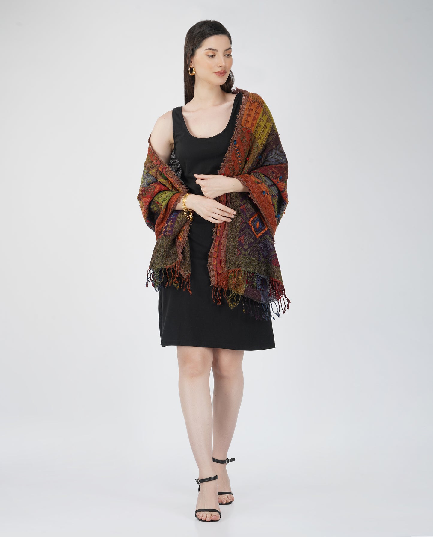 Tresche Scarf - Brown