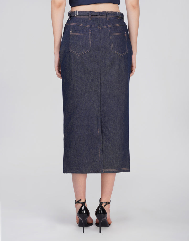 Ciara Blue Denim Skirt