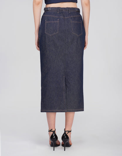 Ciara Blue Denim Skirt