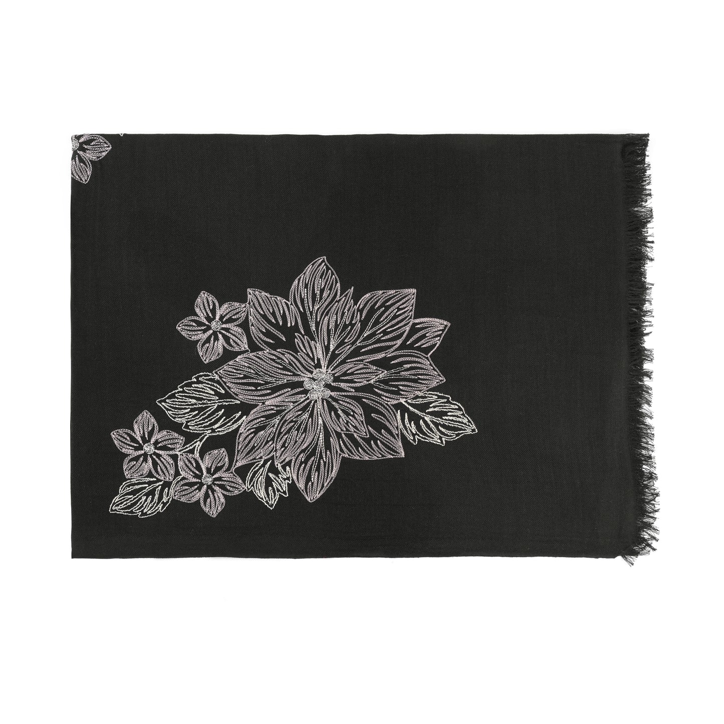 Nightbloom Artistic Floral Scarf