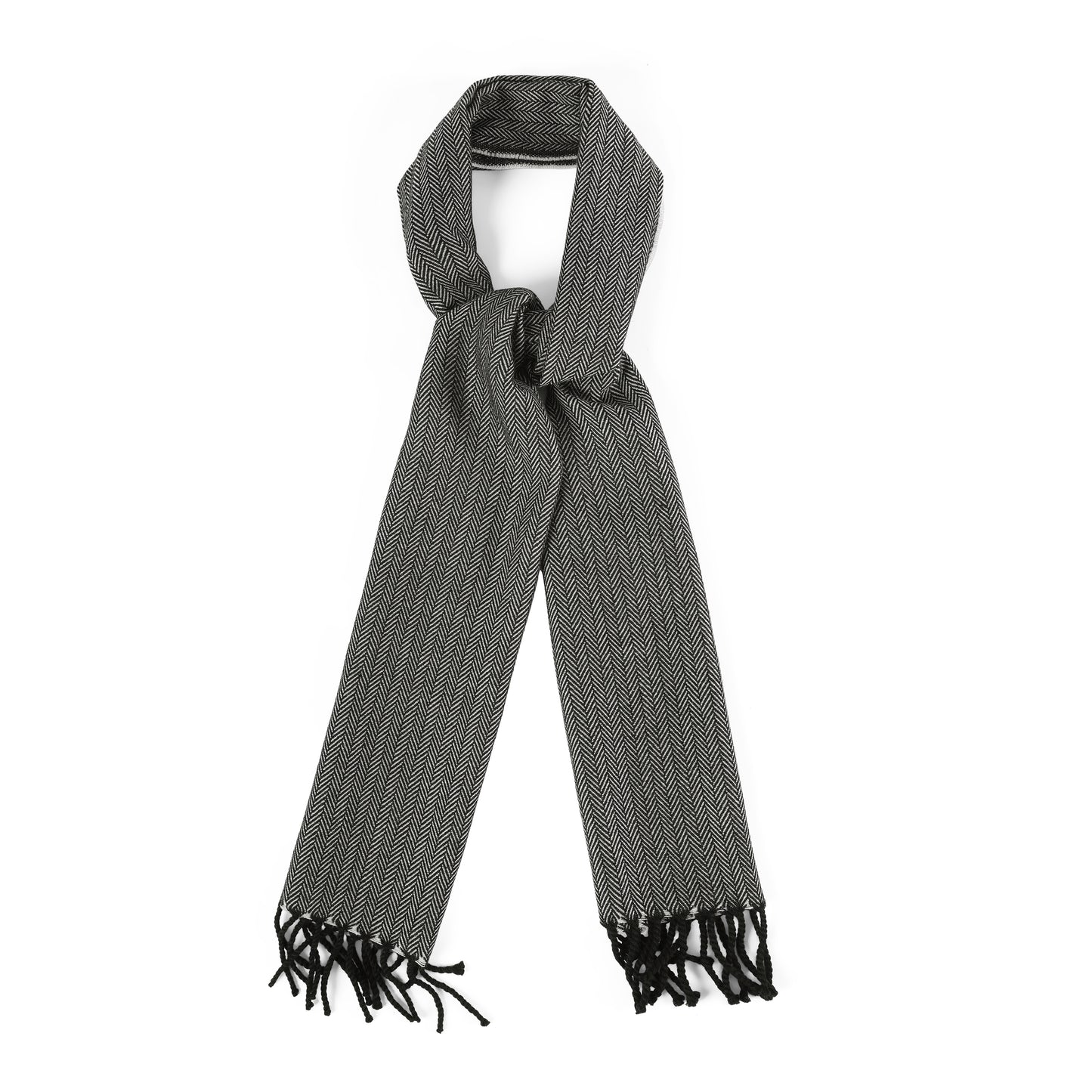 Obsidian Classic Woven Scarf