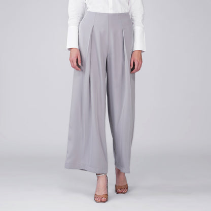 Arc Grey Japanese Crepe Straight Leg Pant | FLOW Series