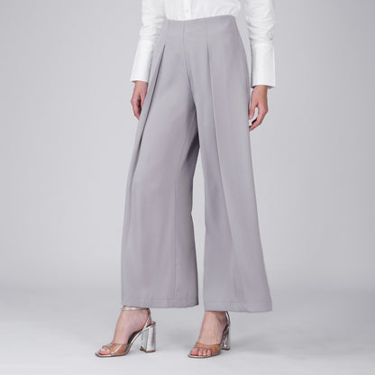 Arc Grey Japanese Crepe Straight Leg Pant | FLOW Series