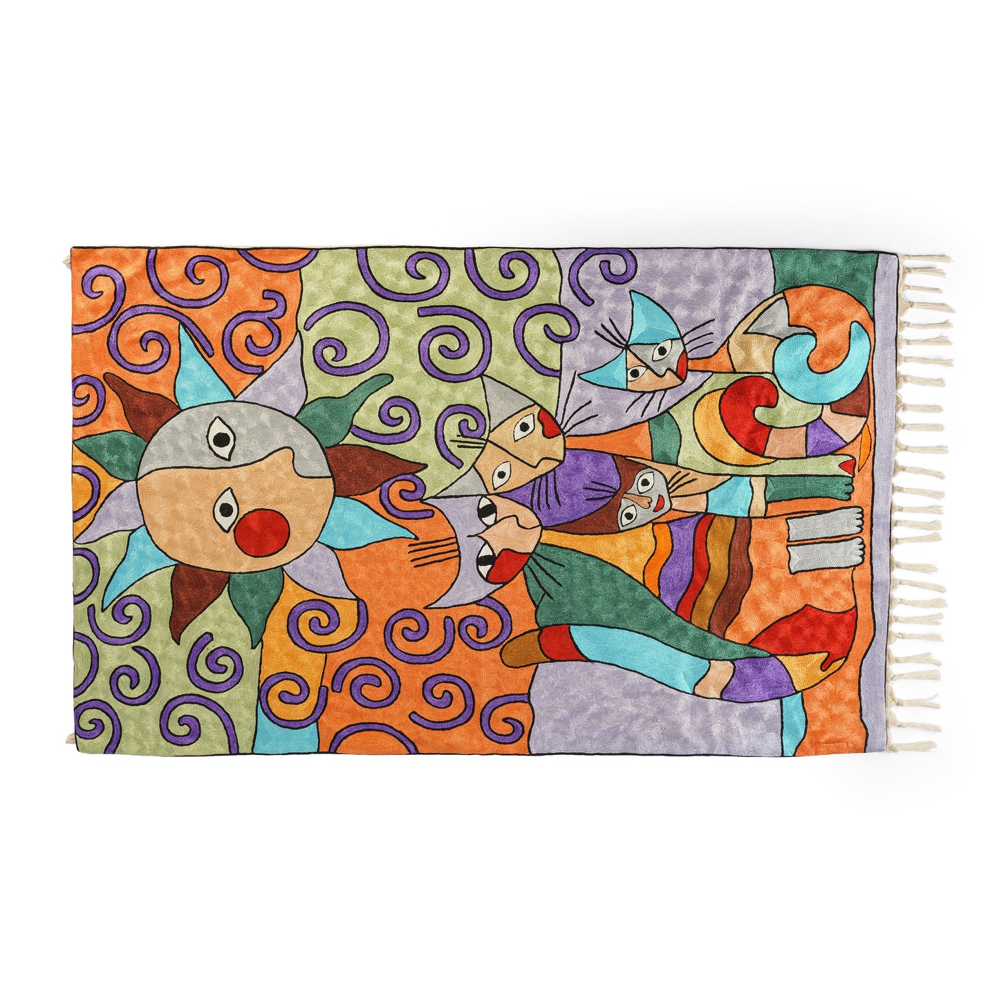 Ethereal Large Abstract Wall Hanging