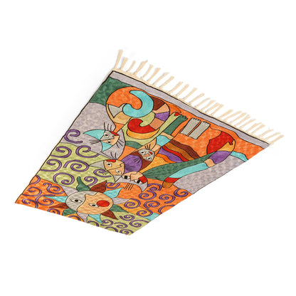 Ethereal Large Abstract Wall Hanging