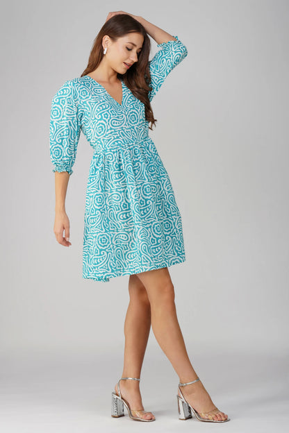 Alicent Mini Dress - Green
