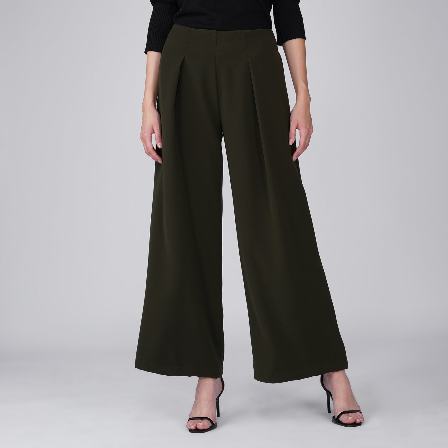 Arc Olive Japanese Crepe Straight Leg Pant | FLOW Series