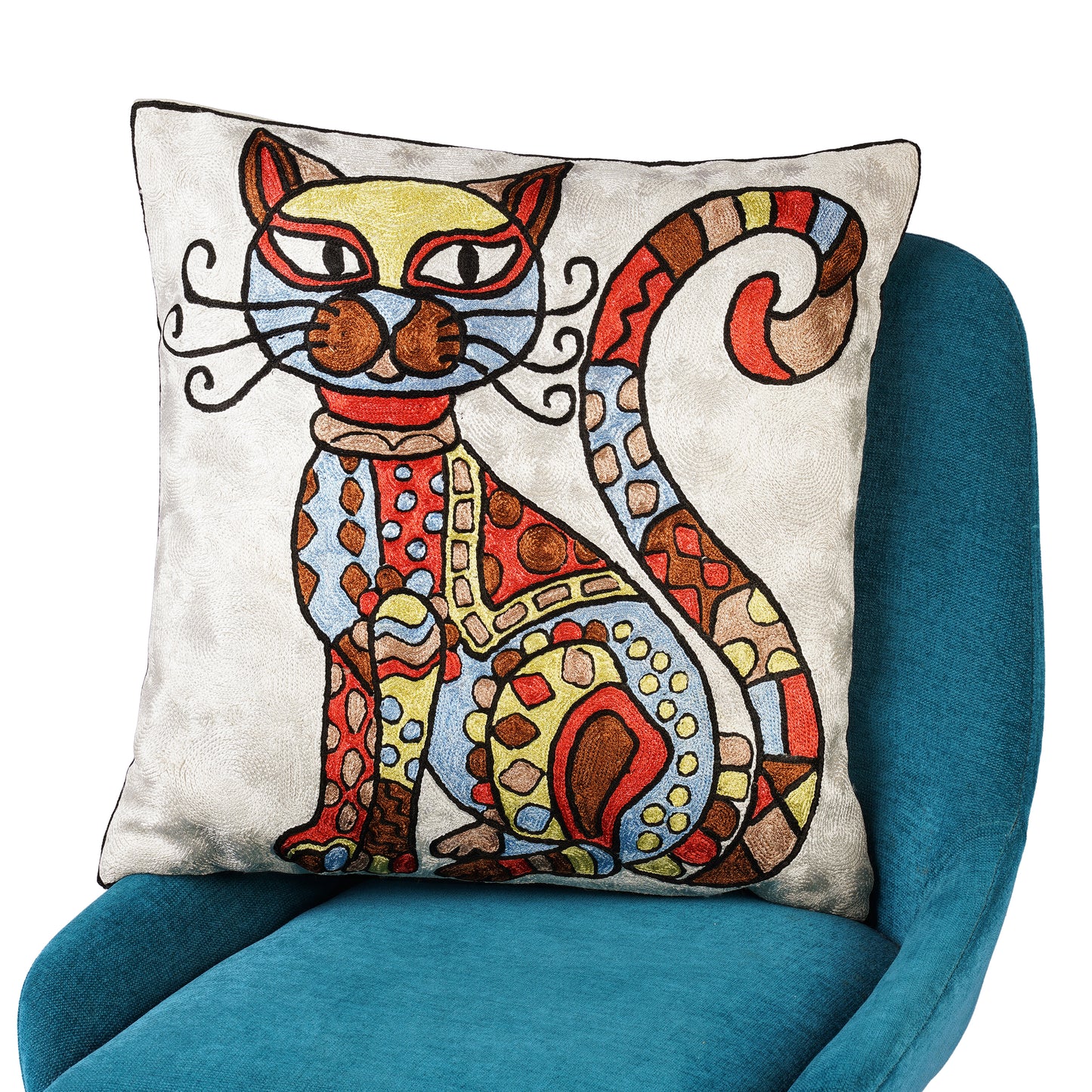 Pawletto Artistic Cat Cushion Cover