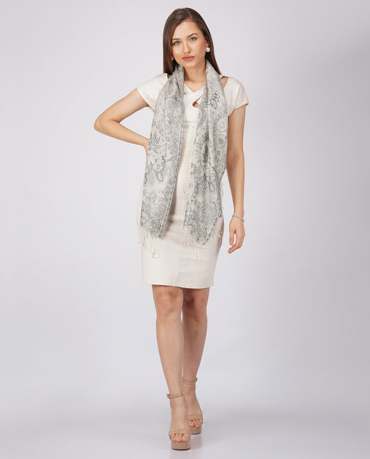 Not Just Paisleys Silk Scarf