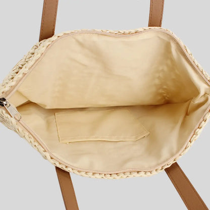 Embrace Effortless Australian Style with the Coastal Chic Woven Straw Tote