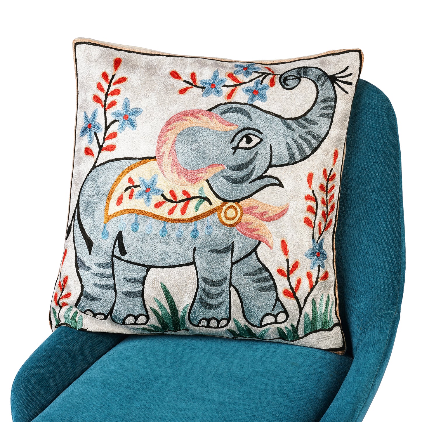 Floral Majesty Cushion Cover