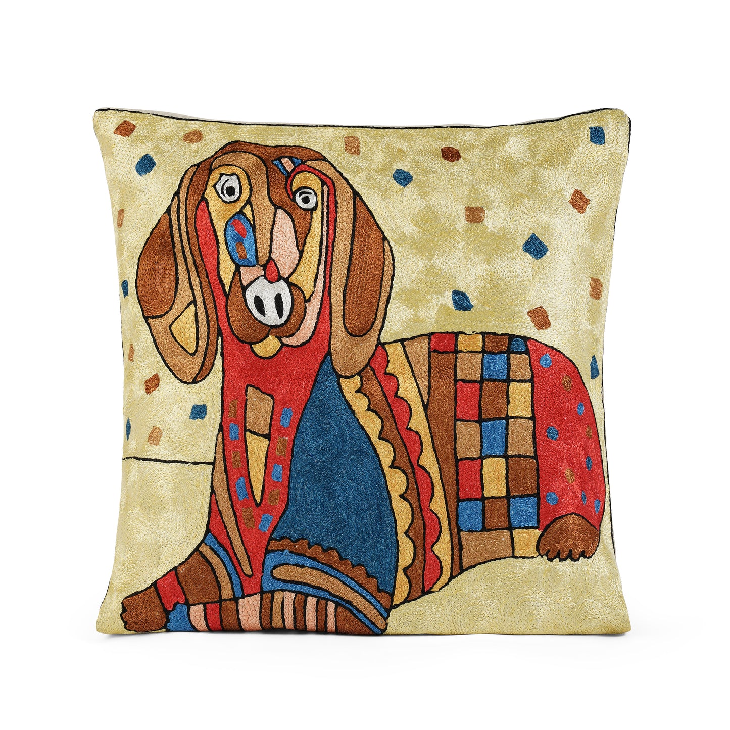Pawcasso Playful Pup Cushion Cover