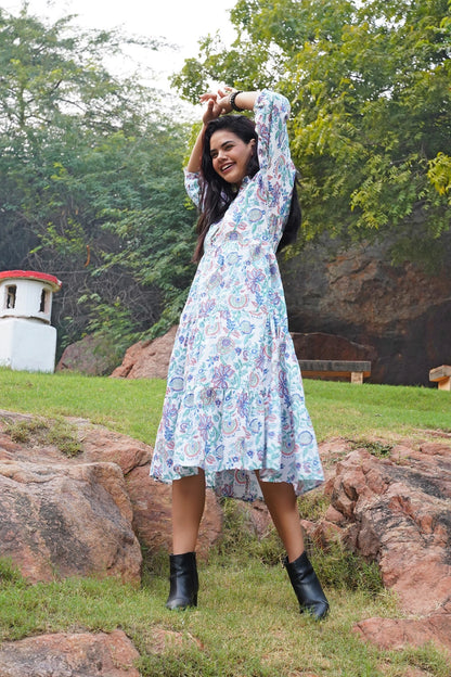 Zinnia Midi Cotton Dress