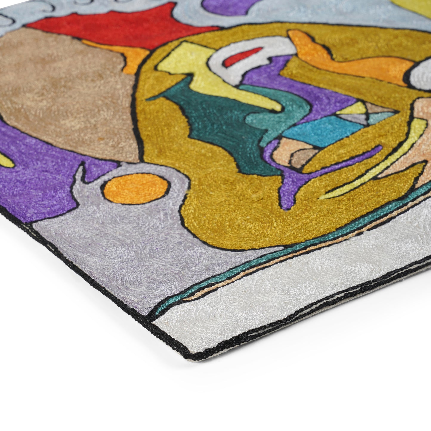 Mosaic Mind Abstract Art Cushion Cover